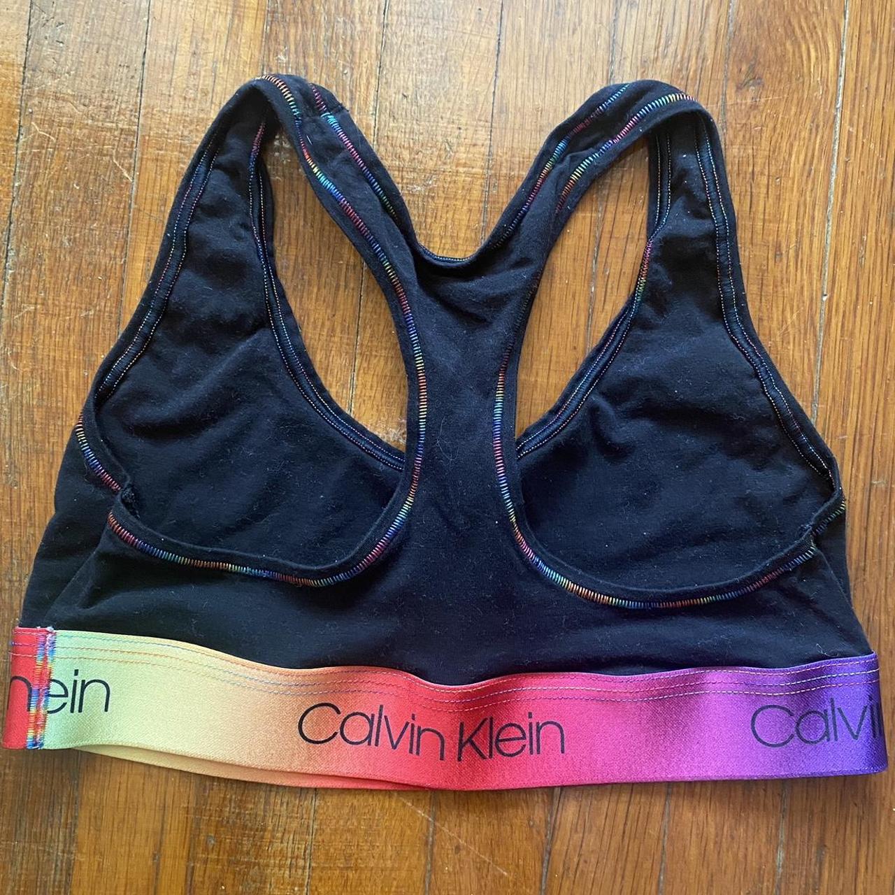 Calvin Klein sports bra with matching thong - Depop