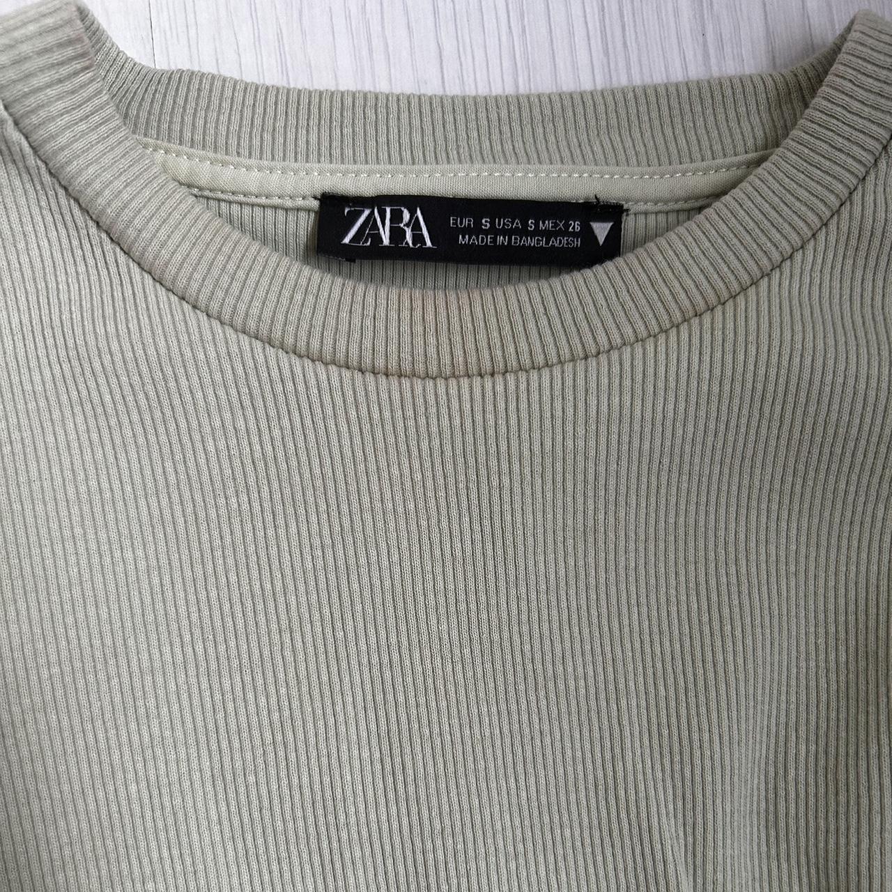 ZARA Khaki, bodysuit ignore Carmella Dressing room... Depop