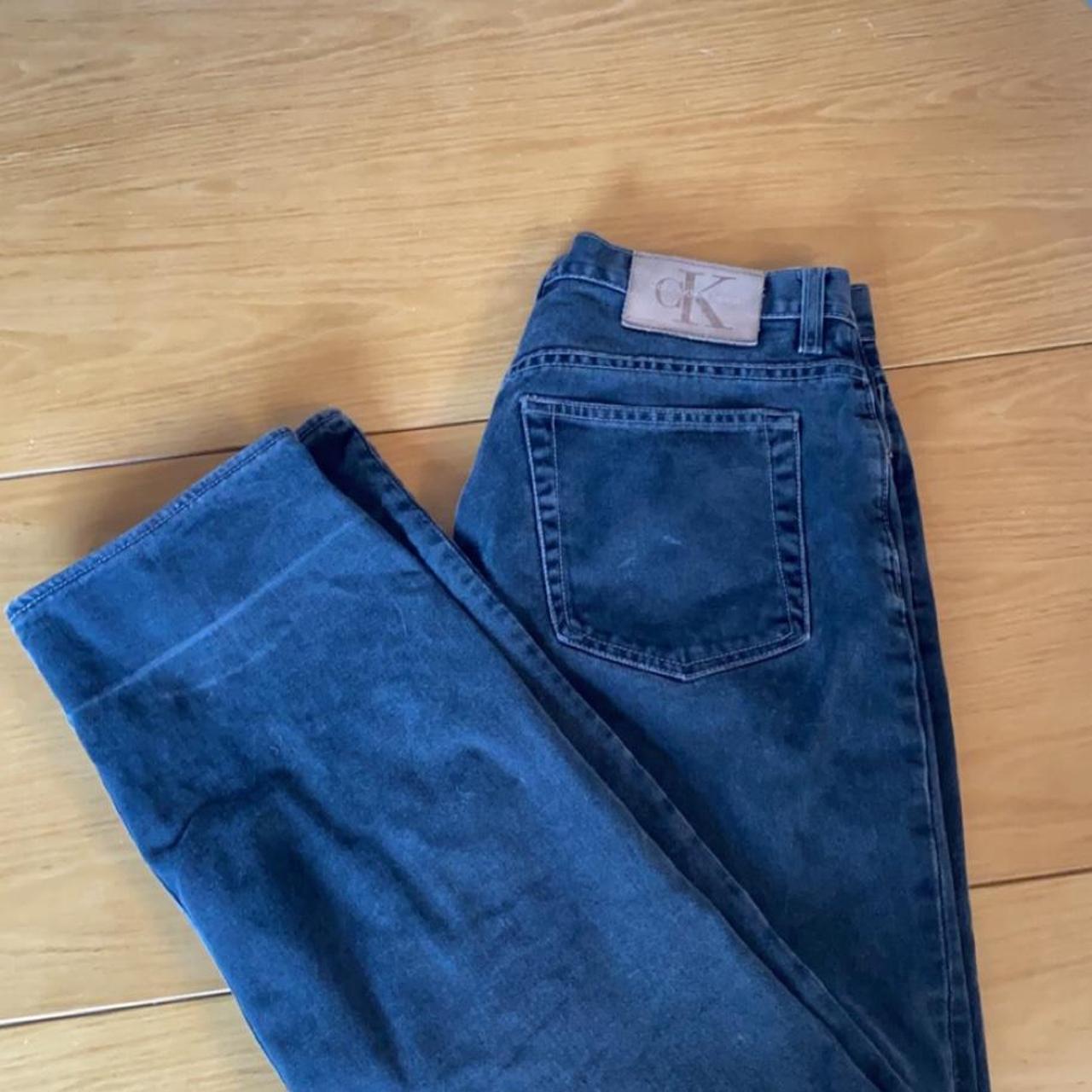 Calvin Klein Straight Leg Jeans Size W32 Depop