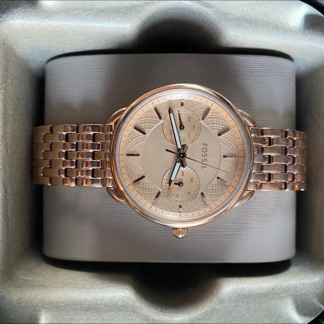 Original Fossils Women s Tailor ES3713 Rose Gold. Depop