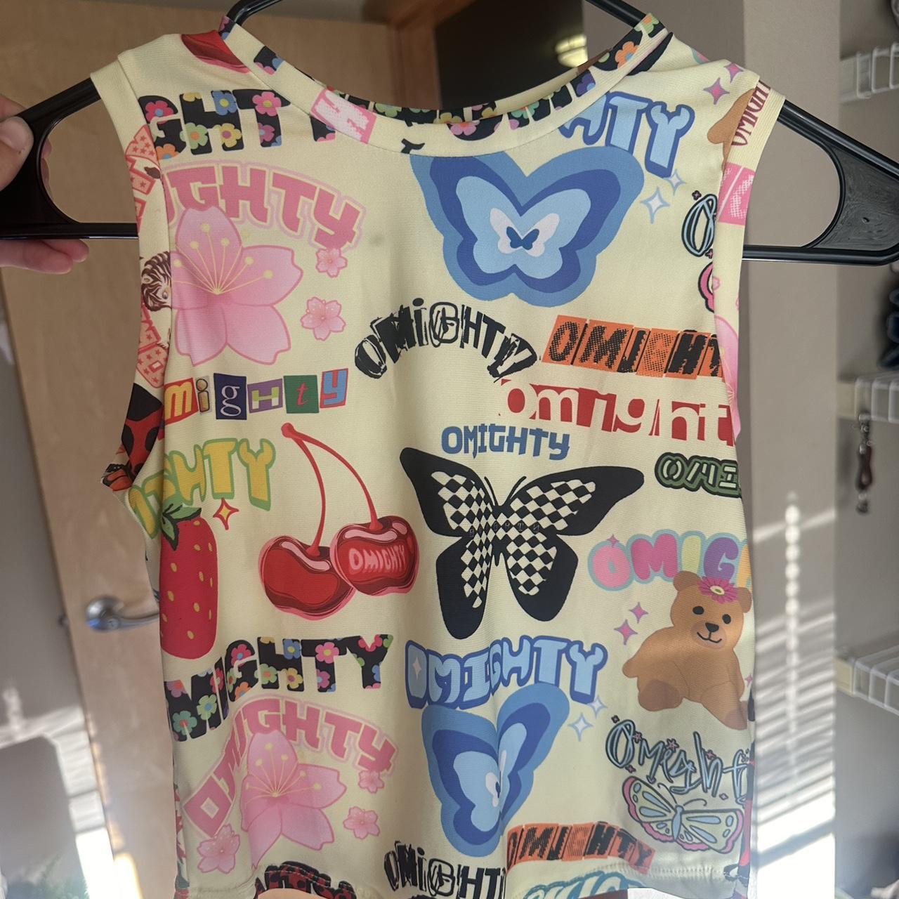 通販 Omighty Depop | front, on spot (slight top tank vintage y2k トップス