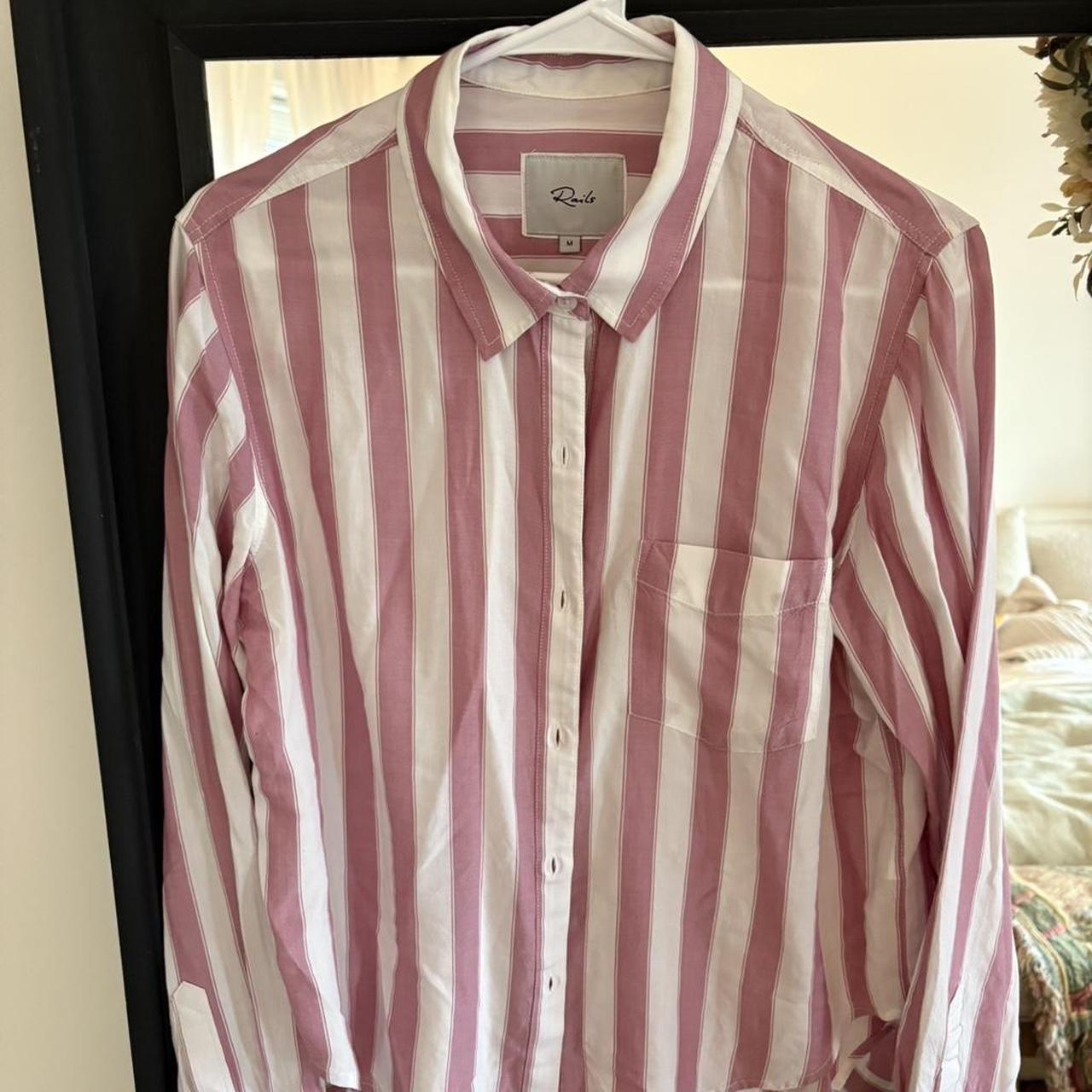 Rails Women's Shirt - Pink/Multi - M – Rails - M … - image 2