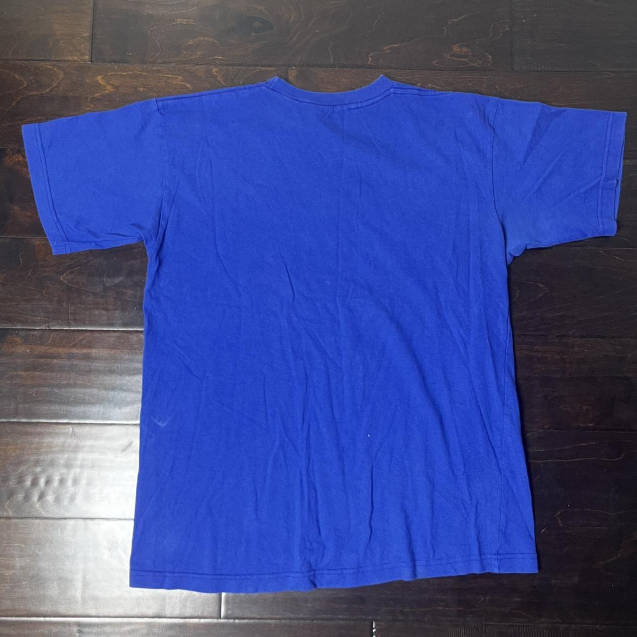 Men's Blue and Black T-shirt | Depop