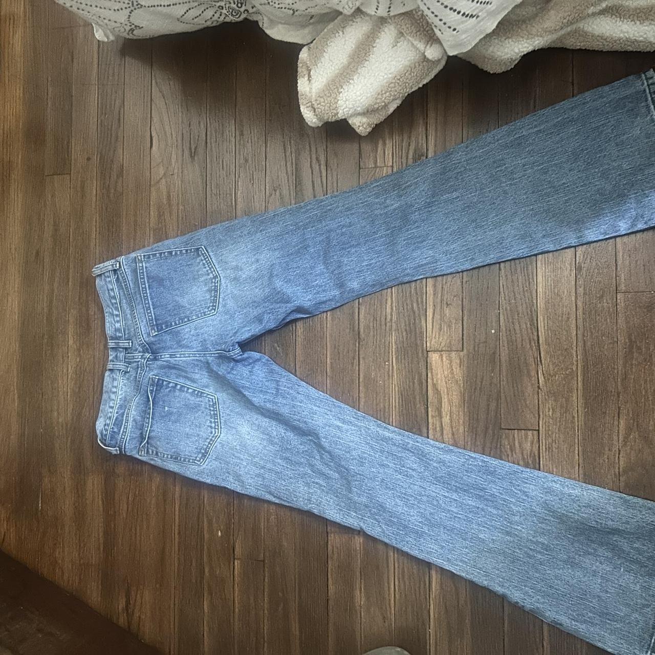 Brandy Melville low wasted flare jeans size small Depop
