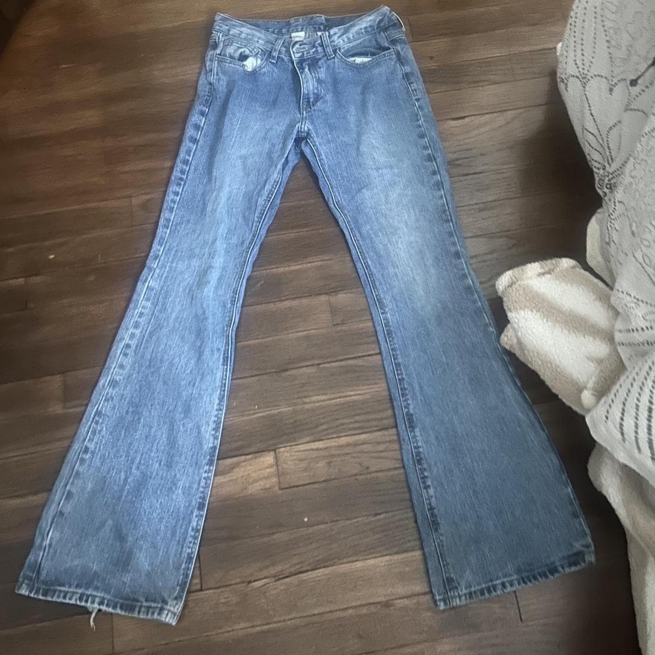 Brandy Melville low wasted flare jeans size small Depop