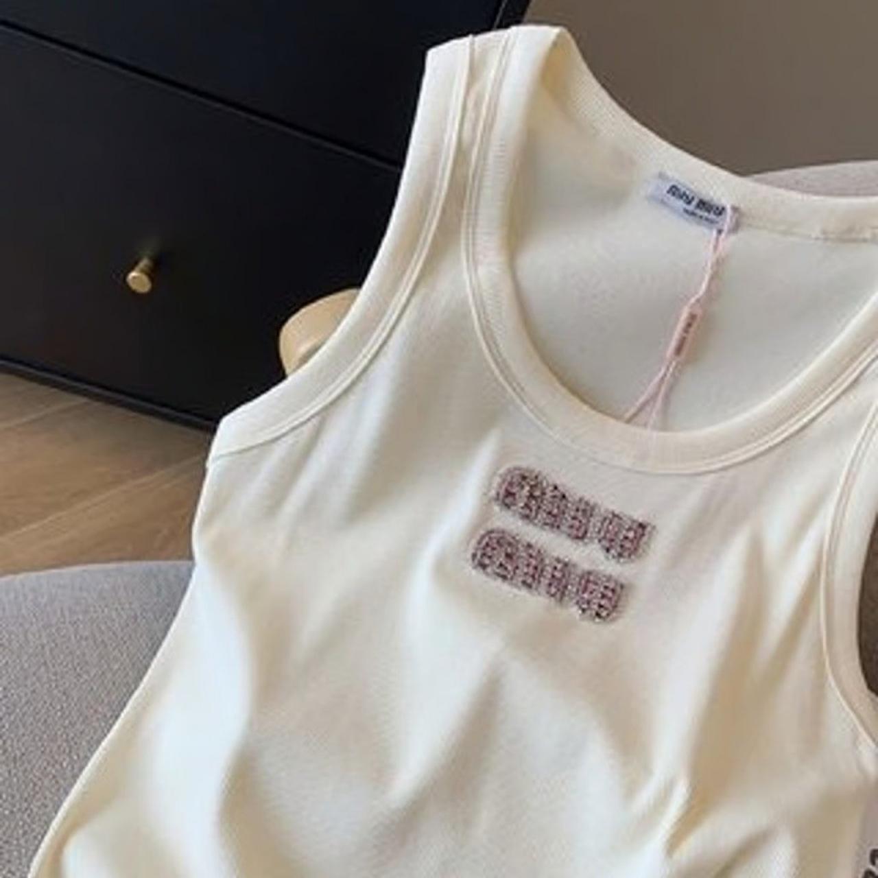 トップス MIUMIU Candy tank top MIUMIU Candy tank top トップス