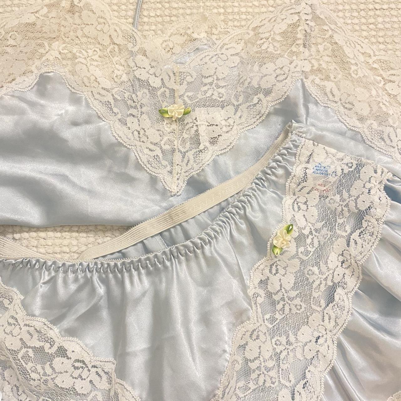 COQUETTE SATIN SLEEPWEAR SET BRAND: BODY CHIC... - Depop