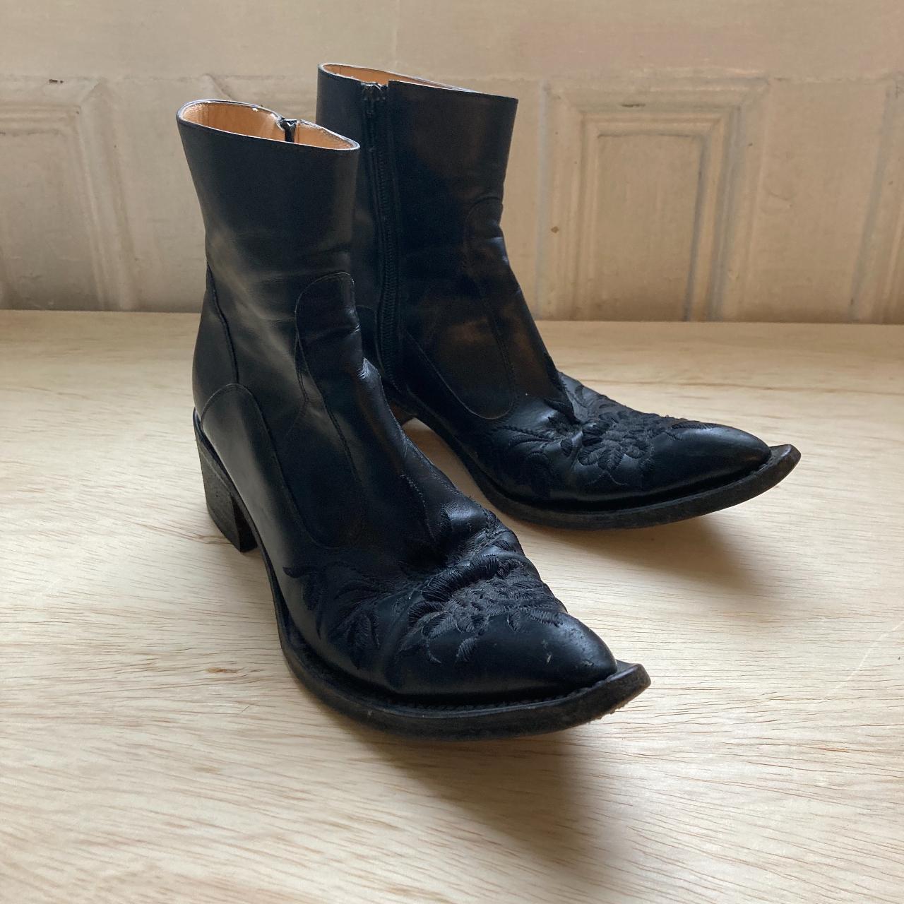 Cowboy boots Gianni Barbato Leather Cowgirl Depop