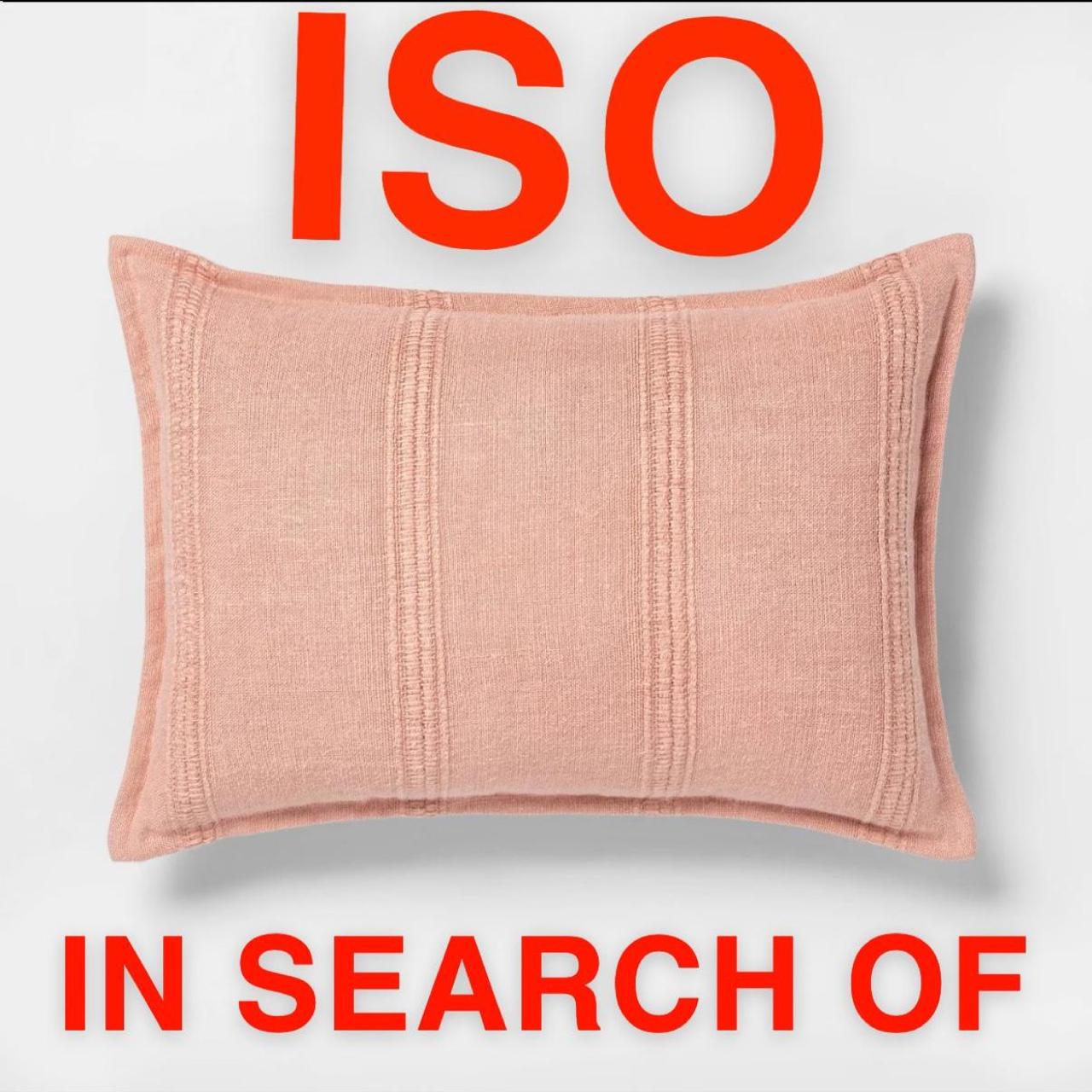 If anyone has this pink Target pillow please DM me!... Depop