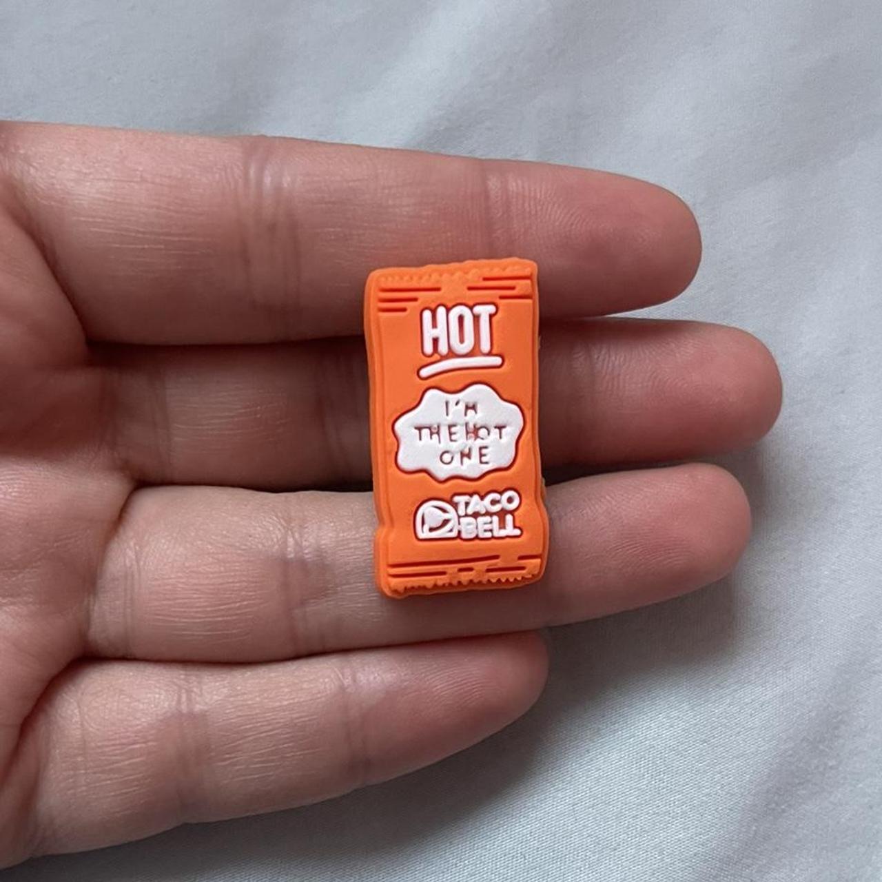Cute Taco Bell hot sauce packet Jibbitz shoe... Depop