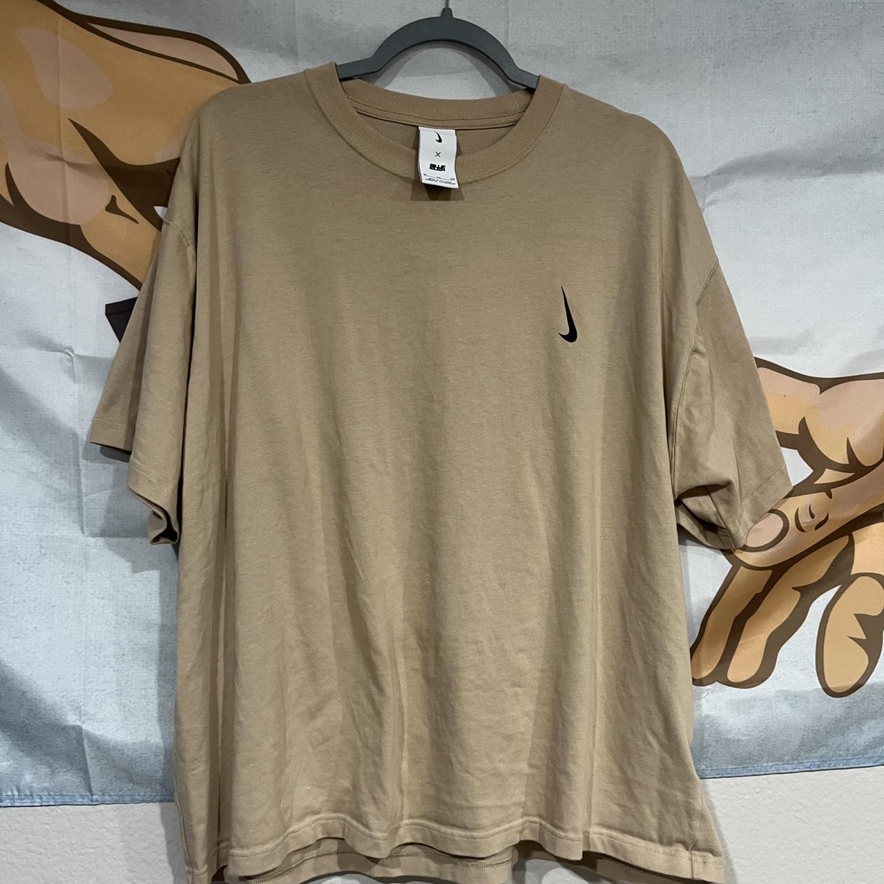 Billie Eilish x Nike T-shirt Light Brown Size:XL,... - Depop