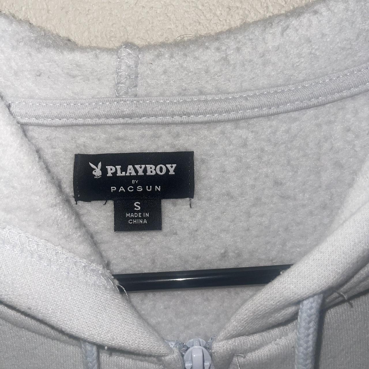 Playboy Women's Blue Sweatshirt | Depop