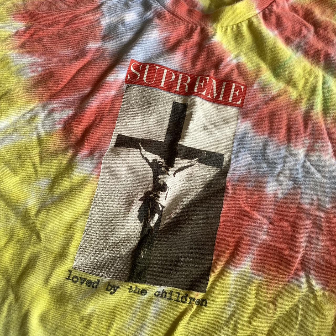 Supreme Deadstock tie-dye jesus “loved by the... - Depop