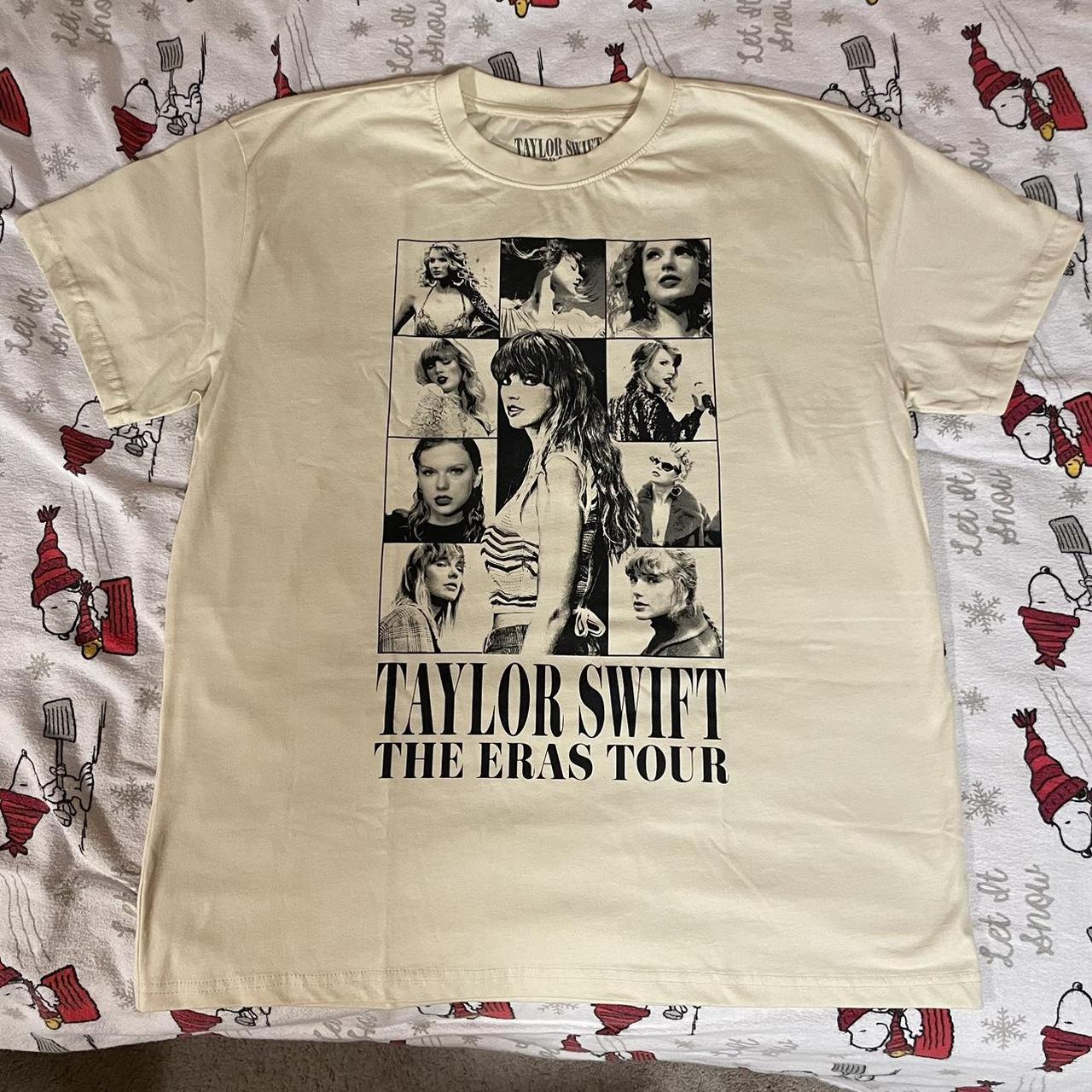 Taylor Swift The Eras Tour Beige/Cream T-shirt with