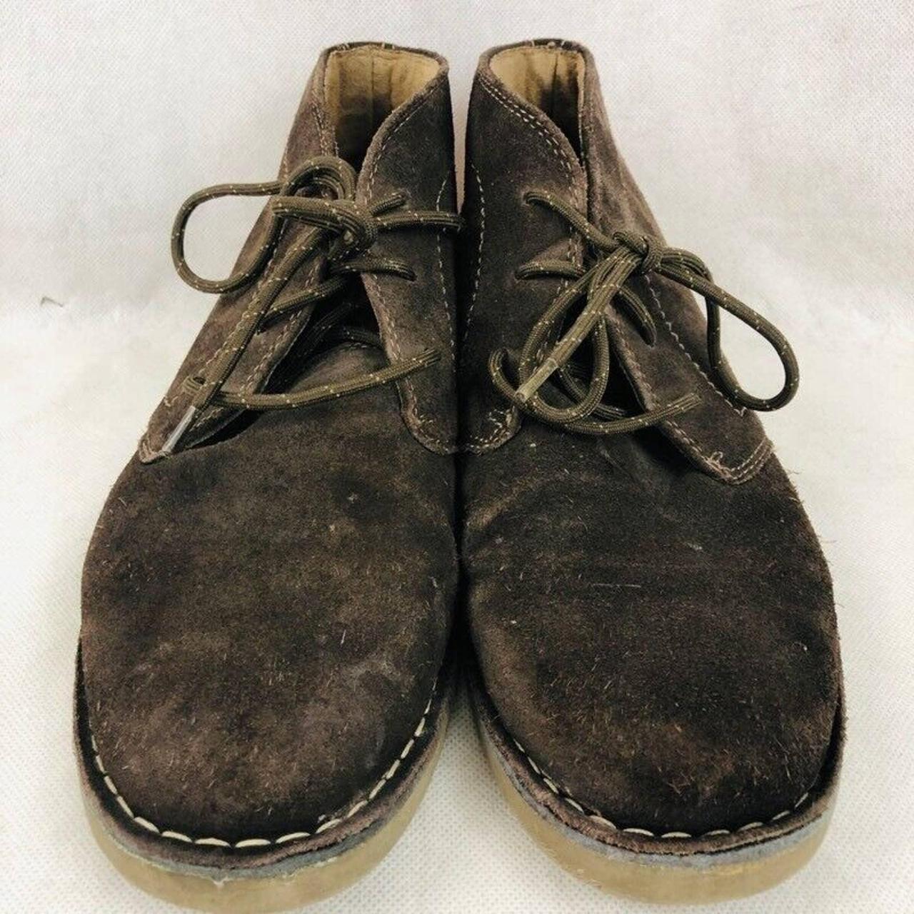 Eddie Bauer Mens Ankle Chukka Boots Brown Round Toe... - Depop