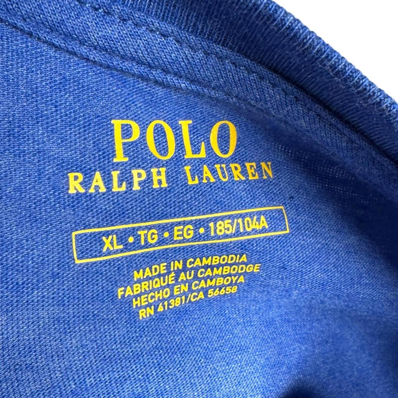 Polo Ralph Lauren Men's Blue T-shirt | Depop