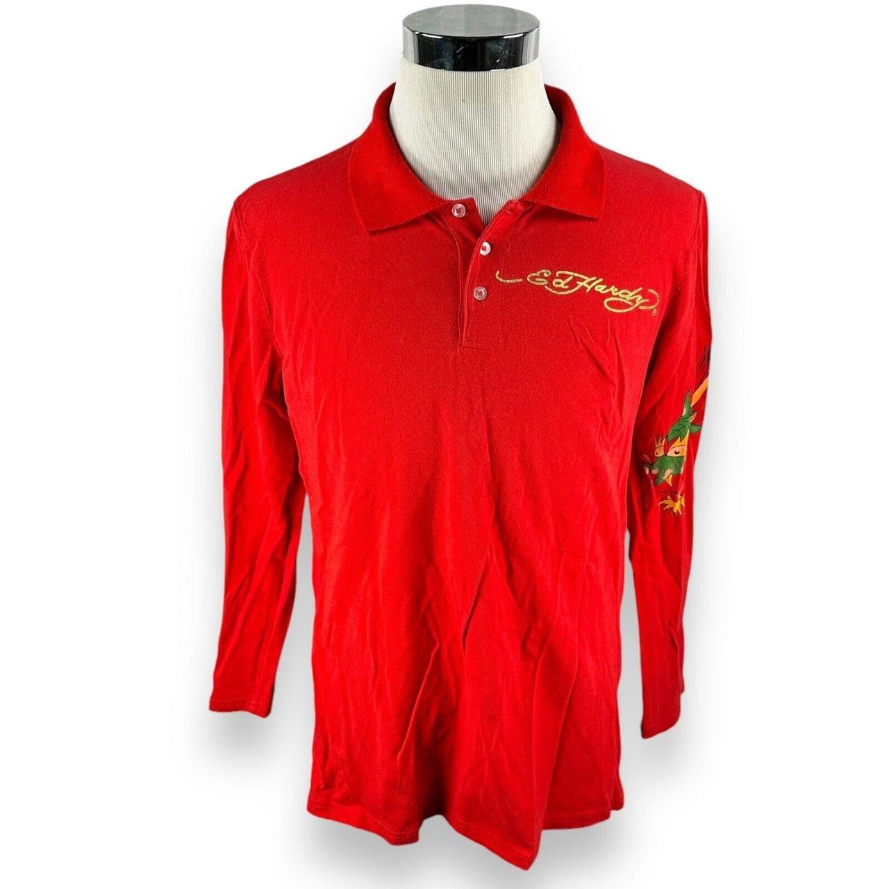 Ed hardy 2024 polo shirt