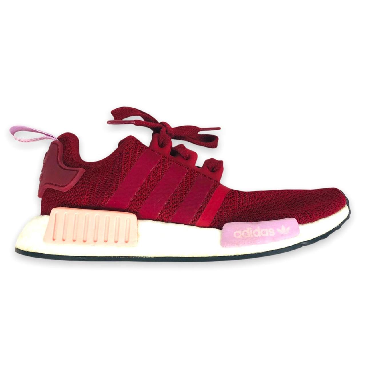 Adidas Womens Nmd R1 Training Shoes Red White B37646. Depop