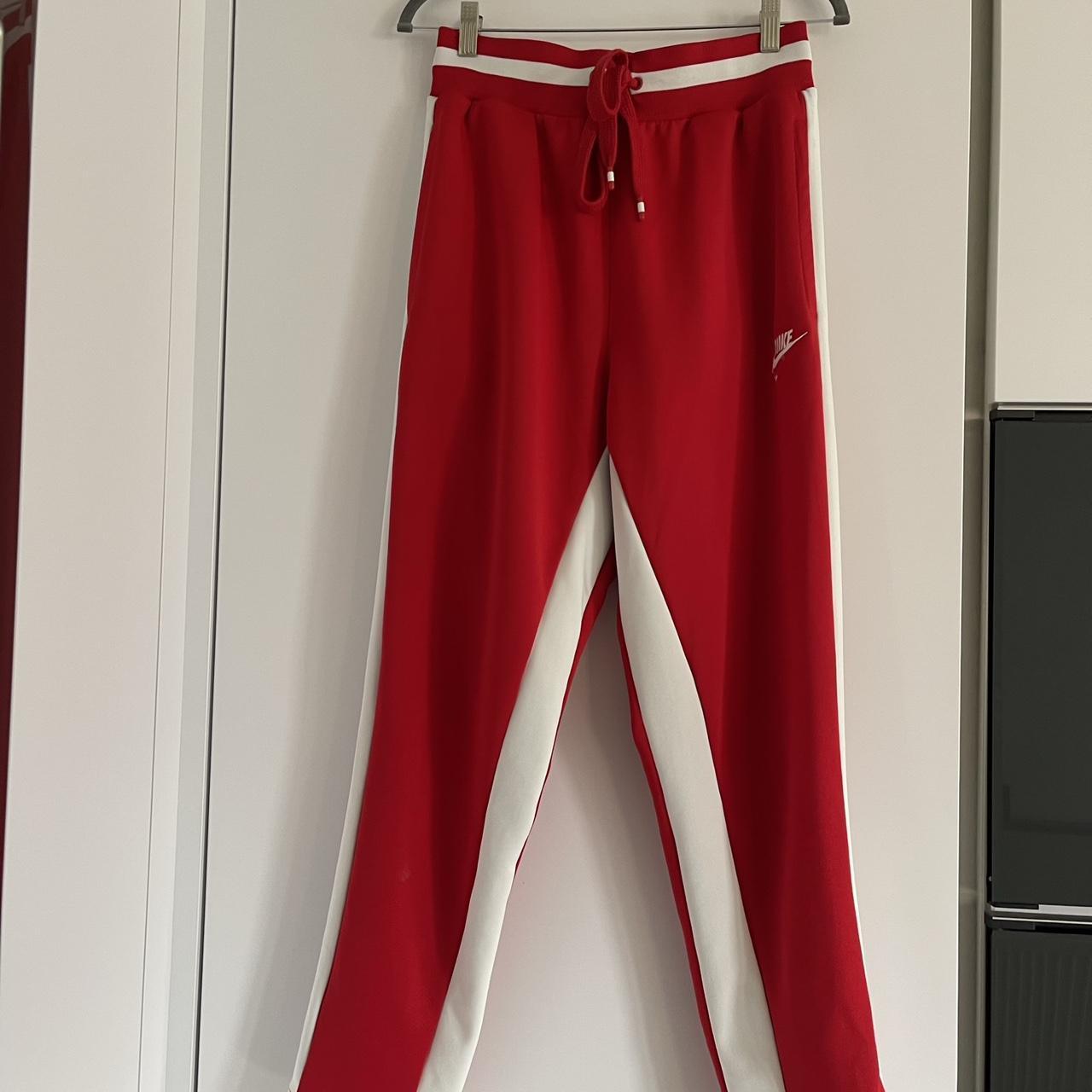 jd sports red nike tracksuit