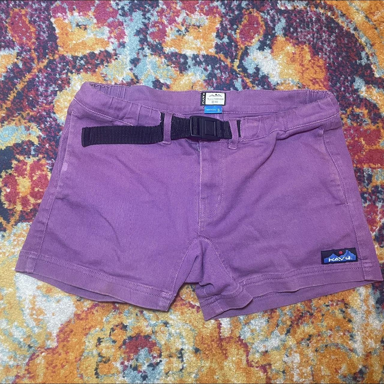 super cute Kavu hiking shorts with built in belt!... - Depop