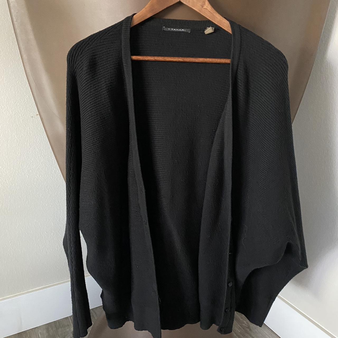 Batwing hot sale black cardigan