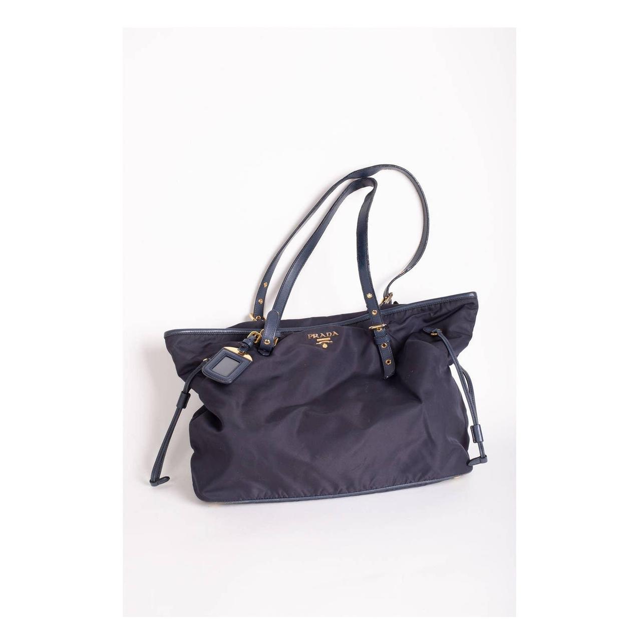 Navy blue prada online bag