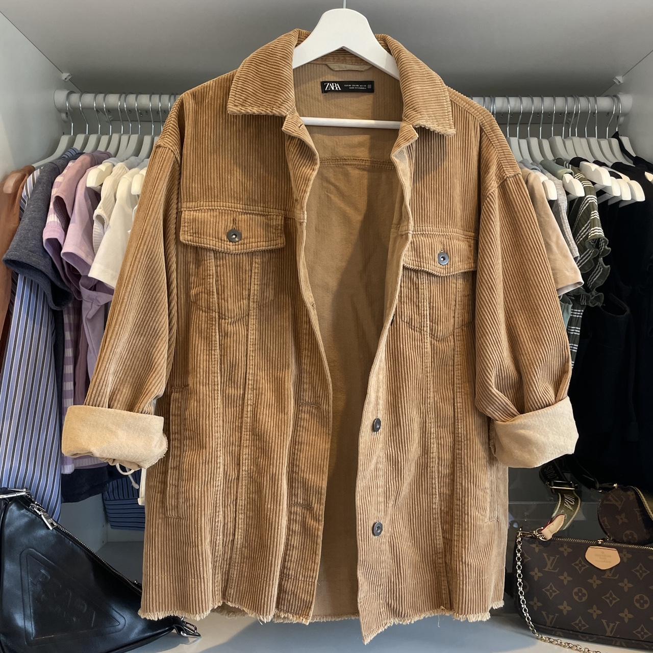 Zara Oversized Cord Jacket Size XS (I’m a size 10/12... Depop