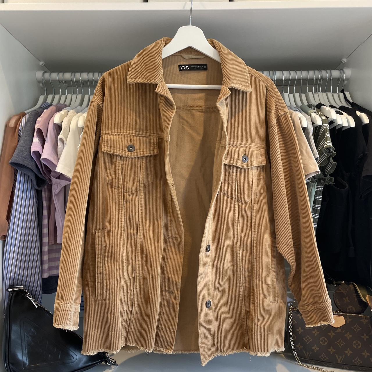 Zara Oversized Cord Jacket Size XS (I’m a size 10/12... Depop