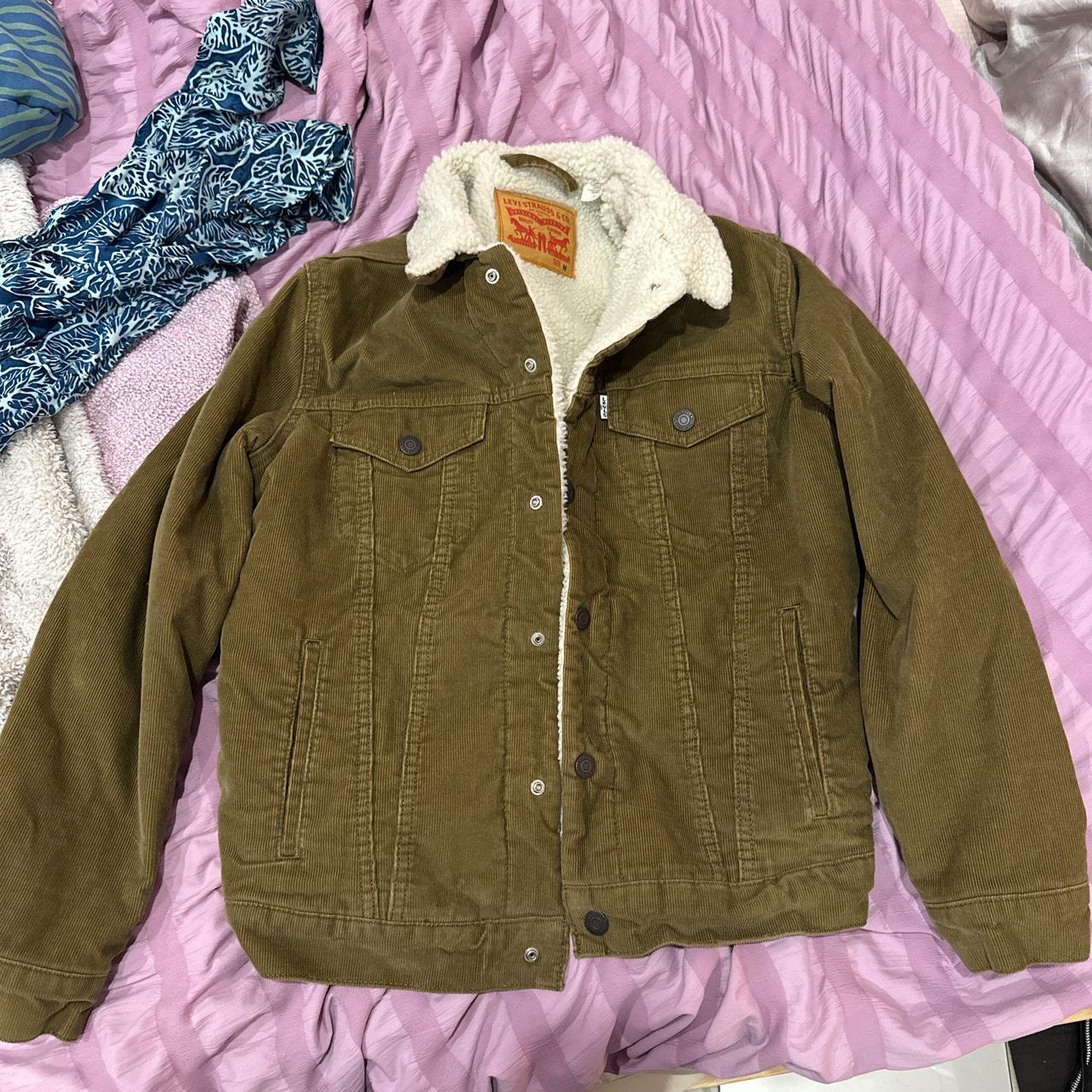 Vintage Levi corduroy jacket size MEDIUM Depop