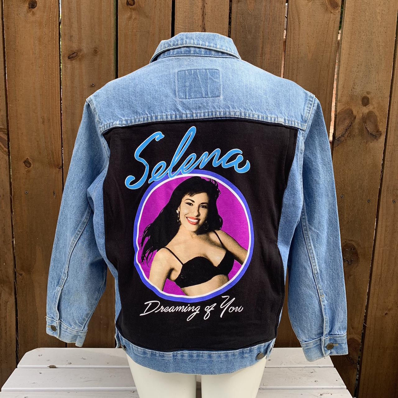 Hand-painted Selena Quintanilla jacket that I made - Depop