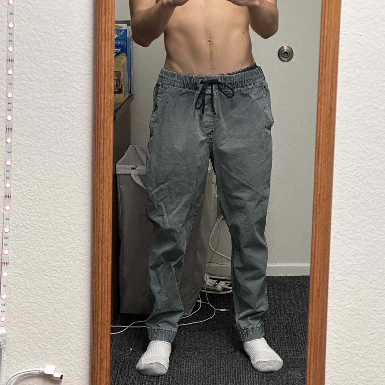 Unisex Blue Old Navy Drawstrung Joggers Size L Depop