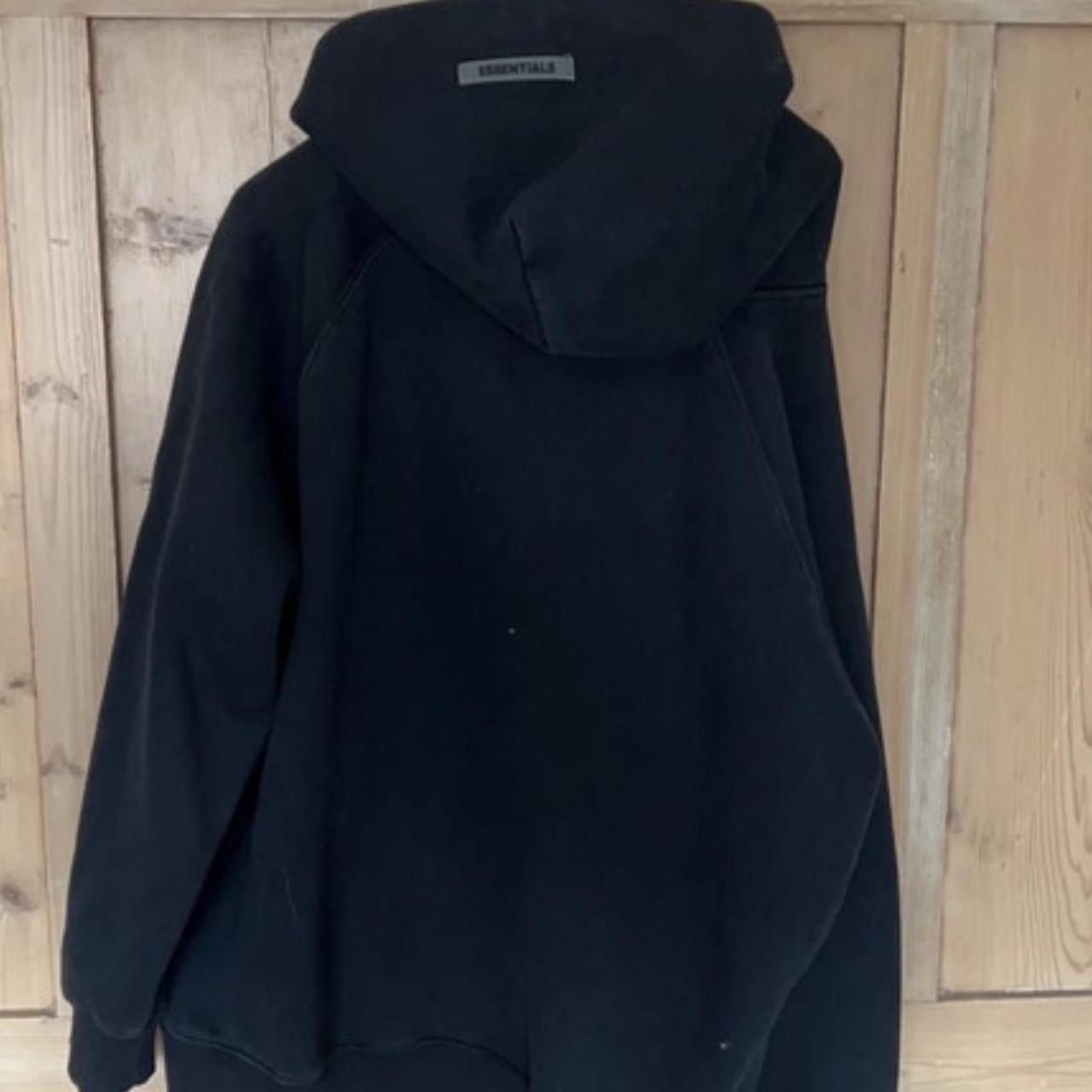 Black Essentials Hoodie worn quite a bit but very... - Depop