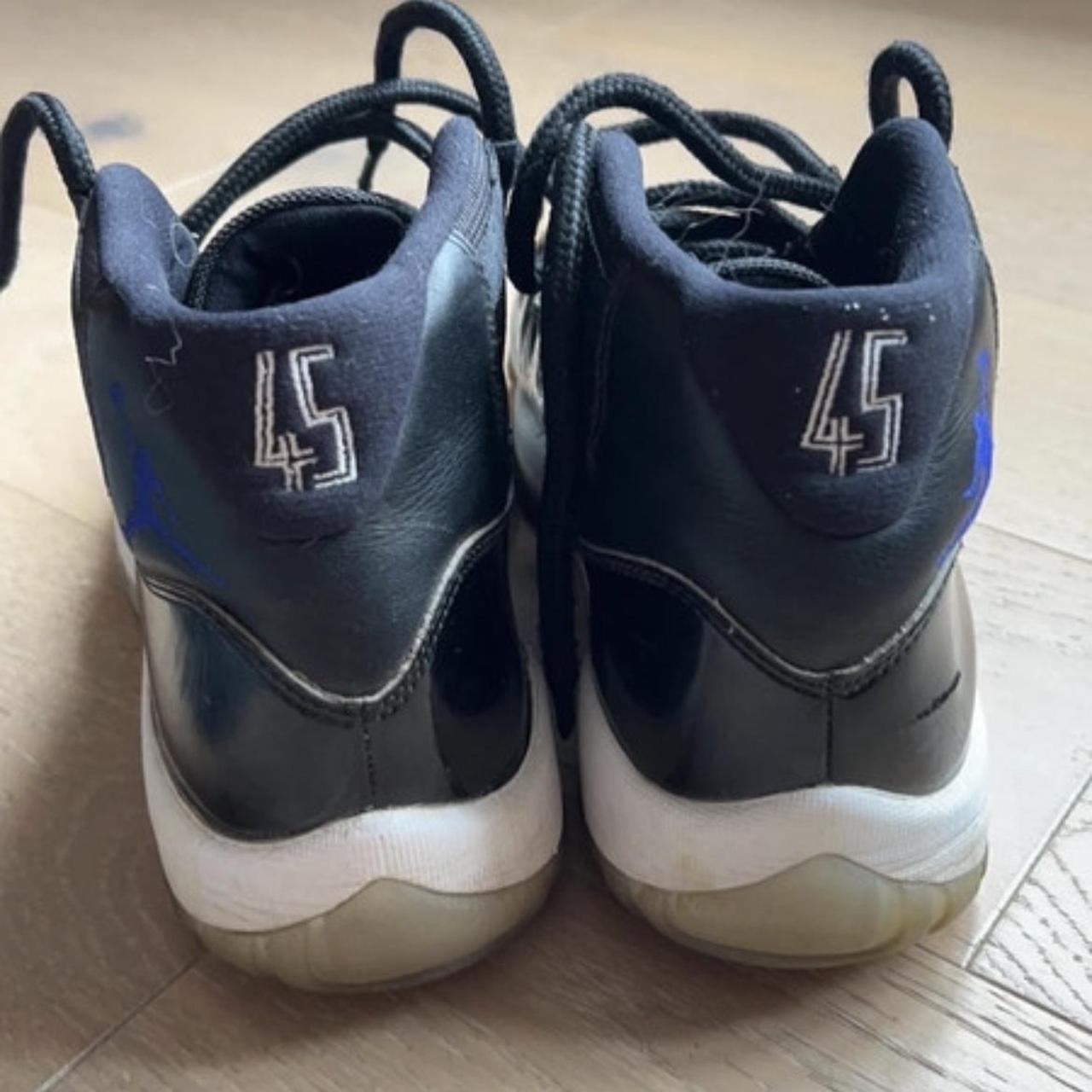 space jam jordans black blue