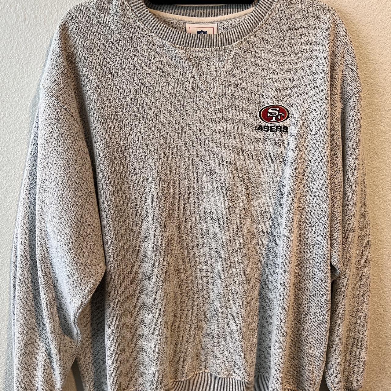 san francisco 49ers crewneck sweatshirt nfl - Depop