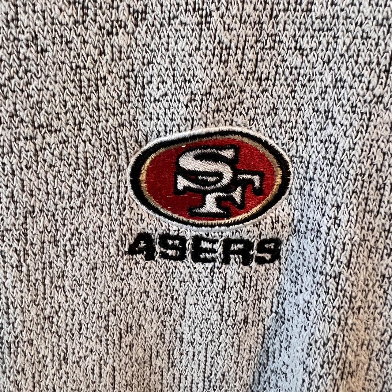 san francisco 49ers crewneck sweatshirt nfl - Depop