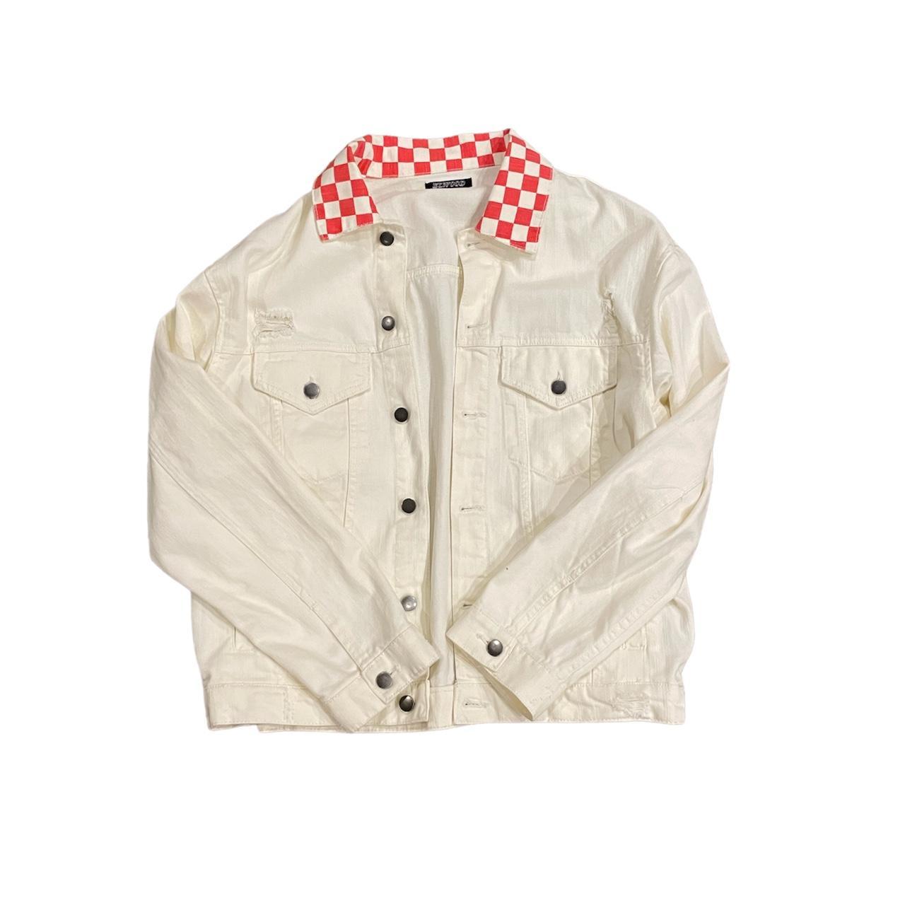 Supreme white hot sale denim jacket