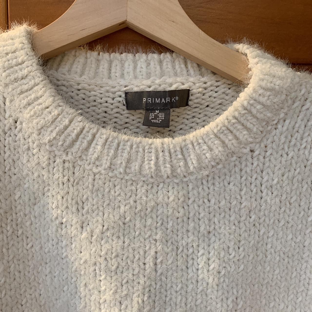 Fluffy cream jumper from Penney’s size Medium - Depop