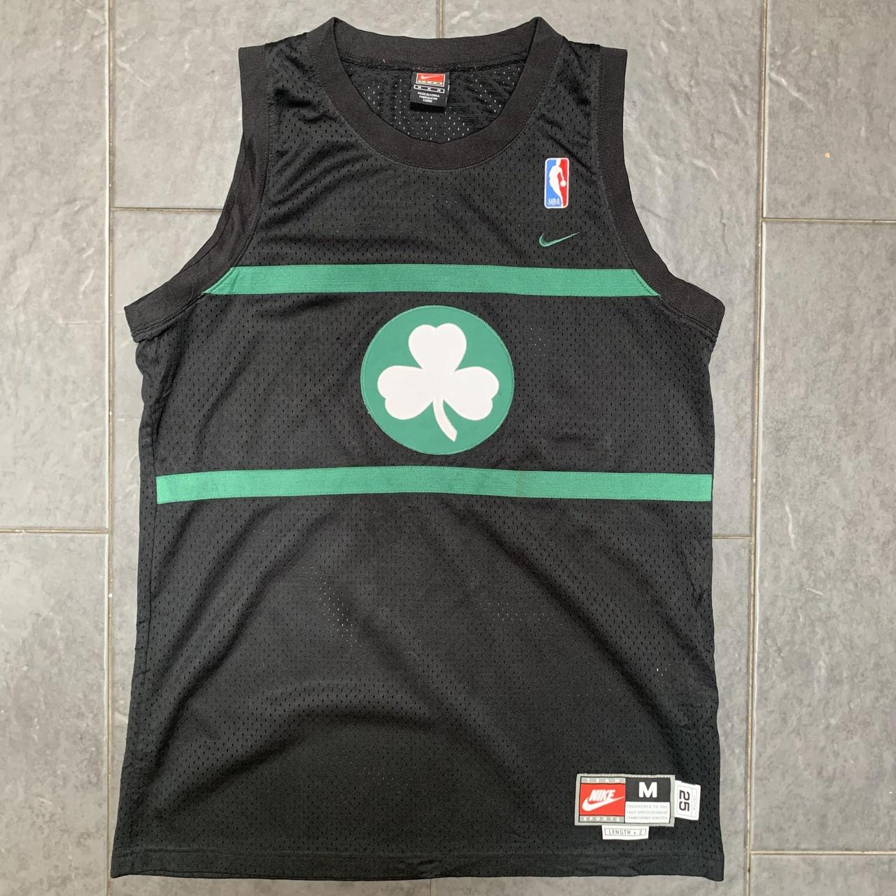 Vintage Nike Mn's Paul Pierce Boston Celtics Shamrock NBA Jersey Size  M Black