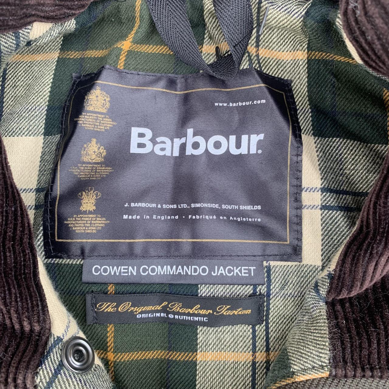 Barbour Cowen Commando Jacket, Military, Wax Depop