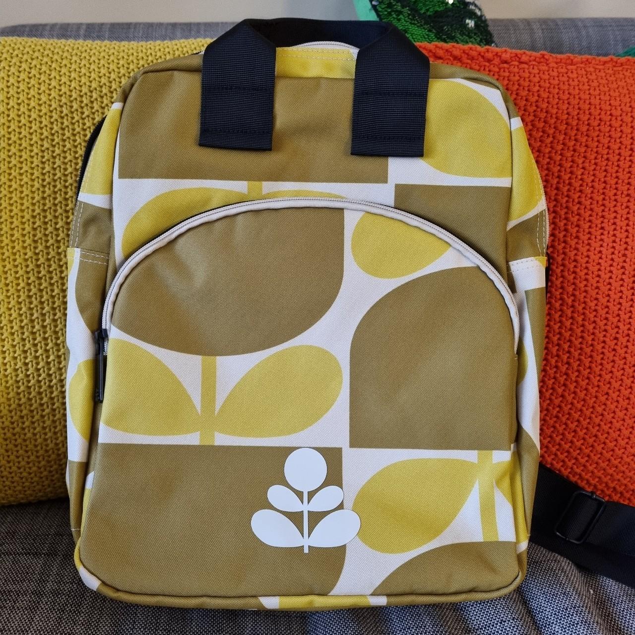 Orla Kiely Women S Yellow And Khaki Bag Depop   P0 