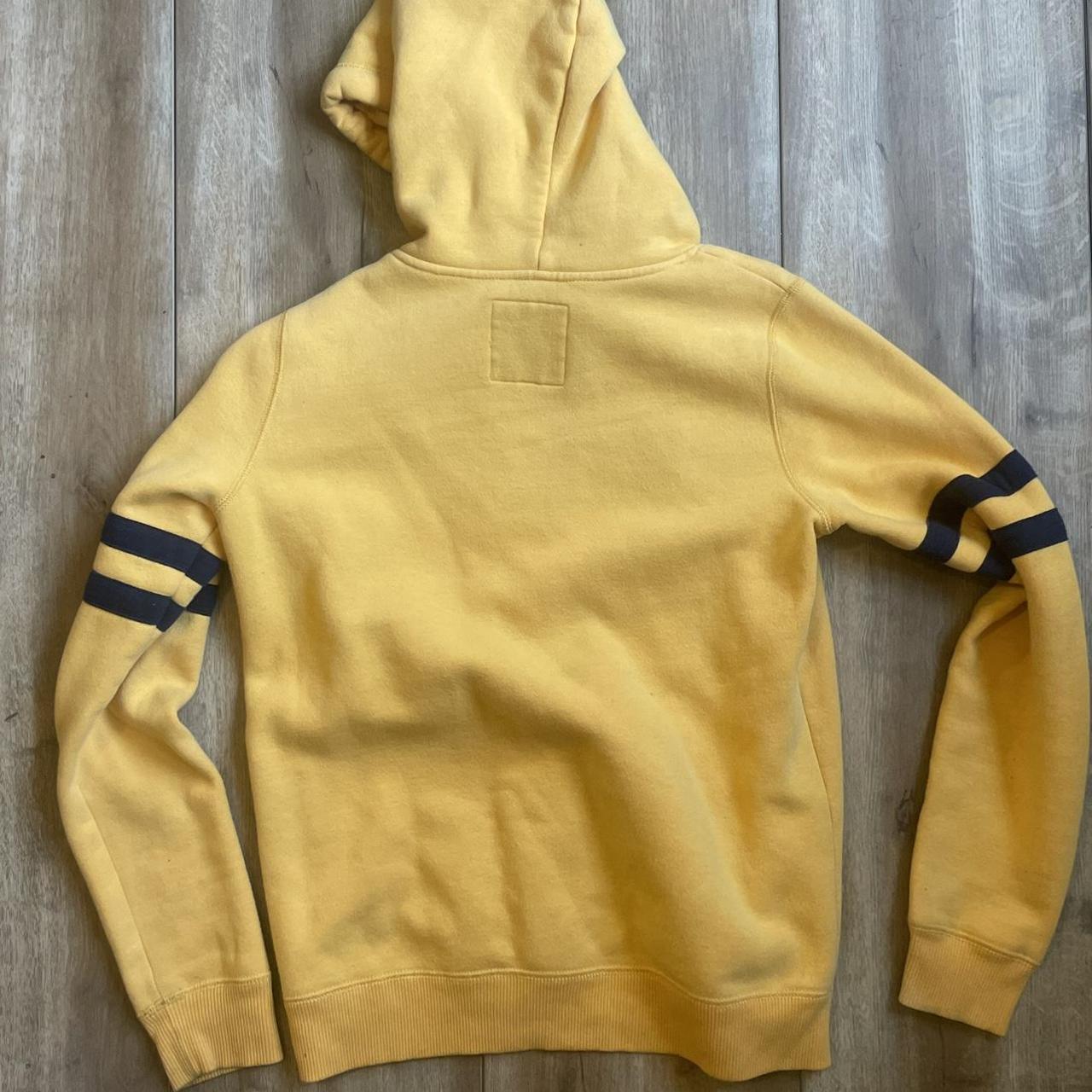 Yellow hoodie online hollister