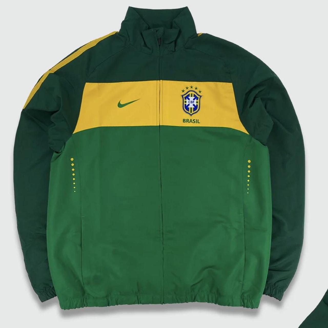 Nike Brazil Windbreaker #nike #windbreaker #jacket - Depop