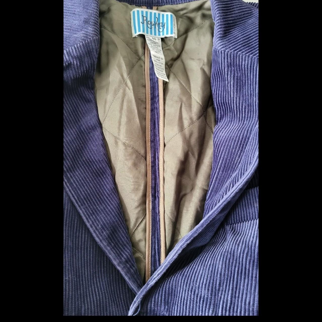 Cynthia Rowley Men's Purple Coat | Depop
