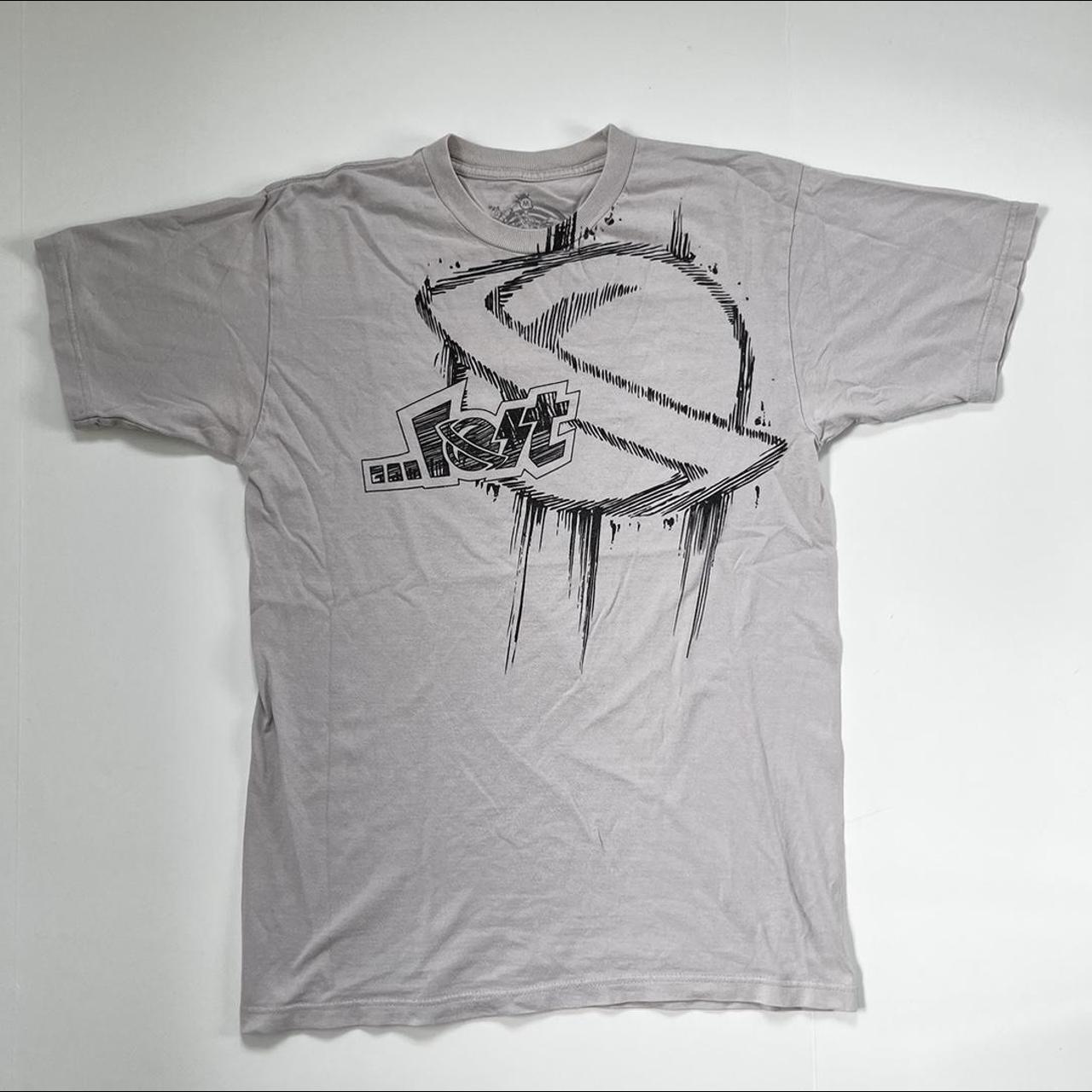 Lost Ink Men's Black and Grey T-shirt