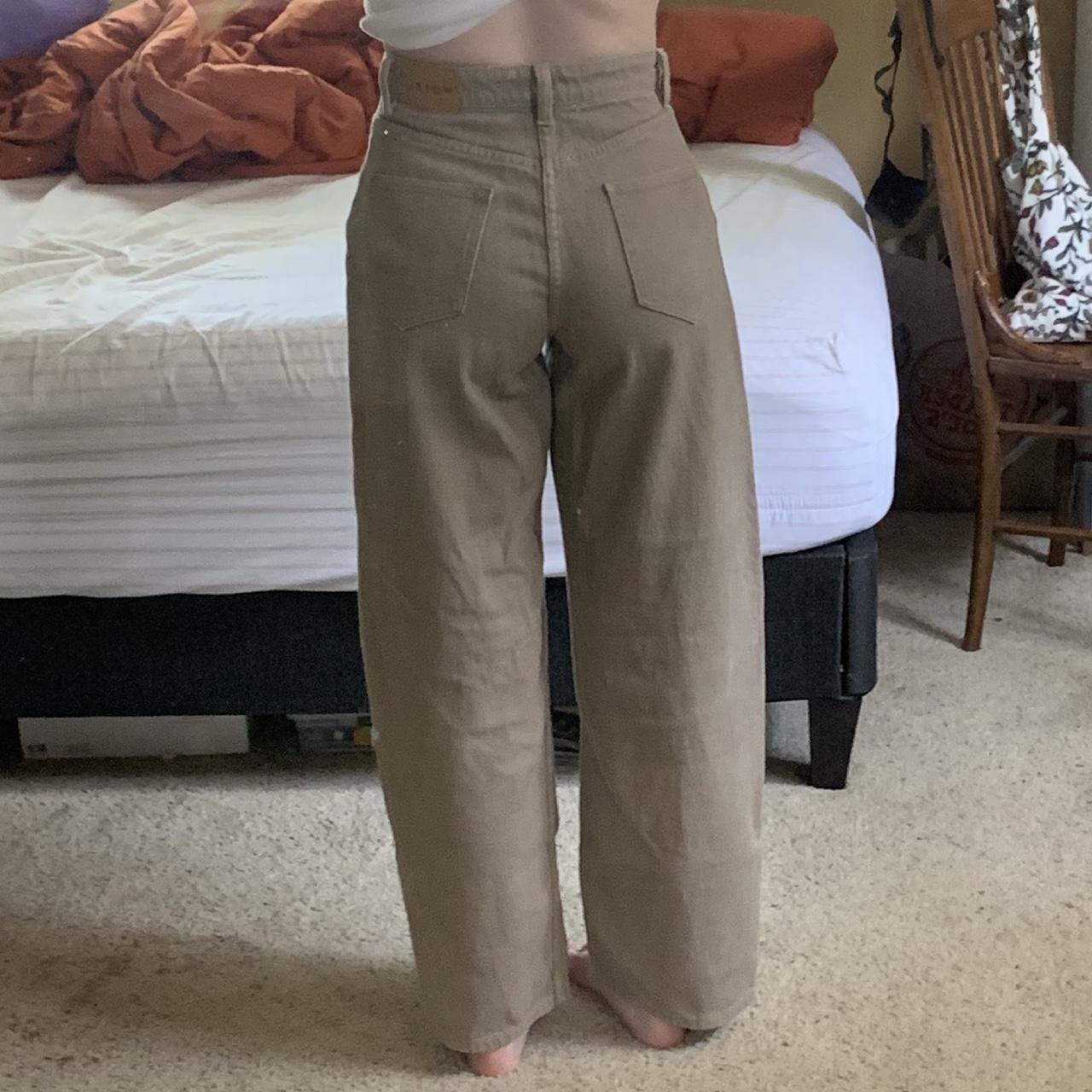 Motel Taupe Wide Leg Jeans🪐 Size S (i’m a 27”... Depop