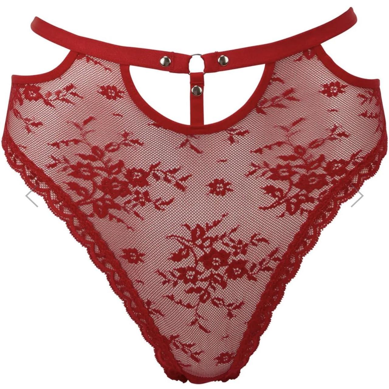 Killstar Womens Red And Burgundy Panties Depop