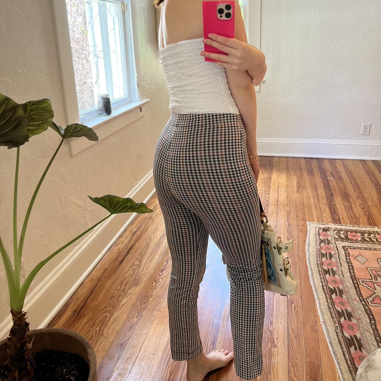 Calzedonia Women's Brown and Cream Leggings (2)