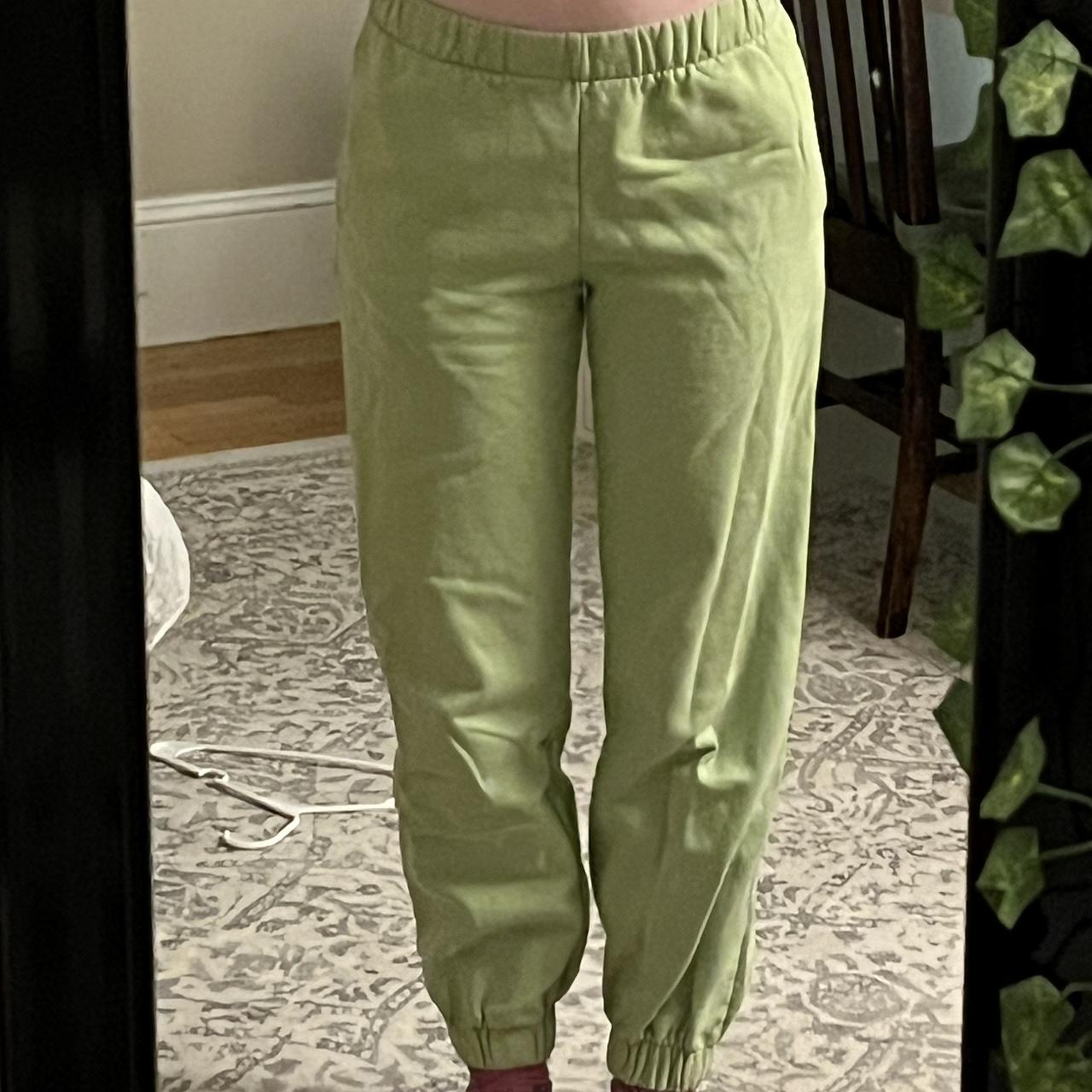 RARE brandy lime green sweats us shipping no... Depop