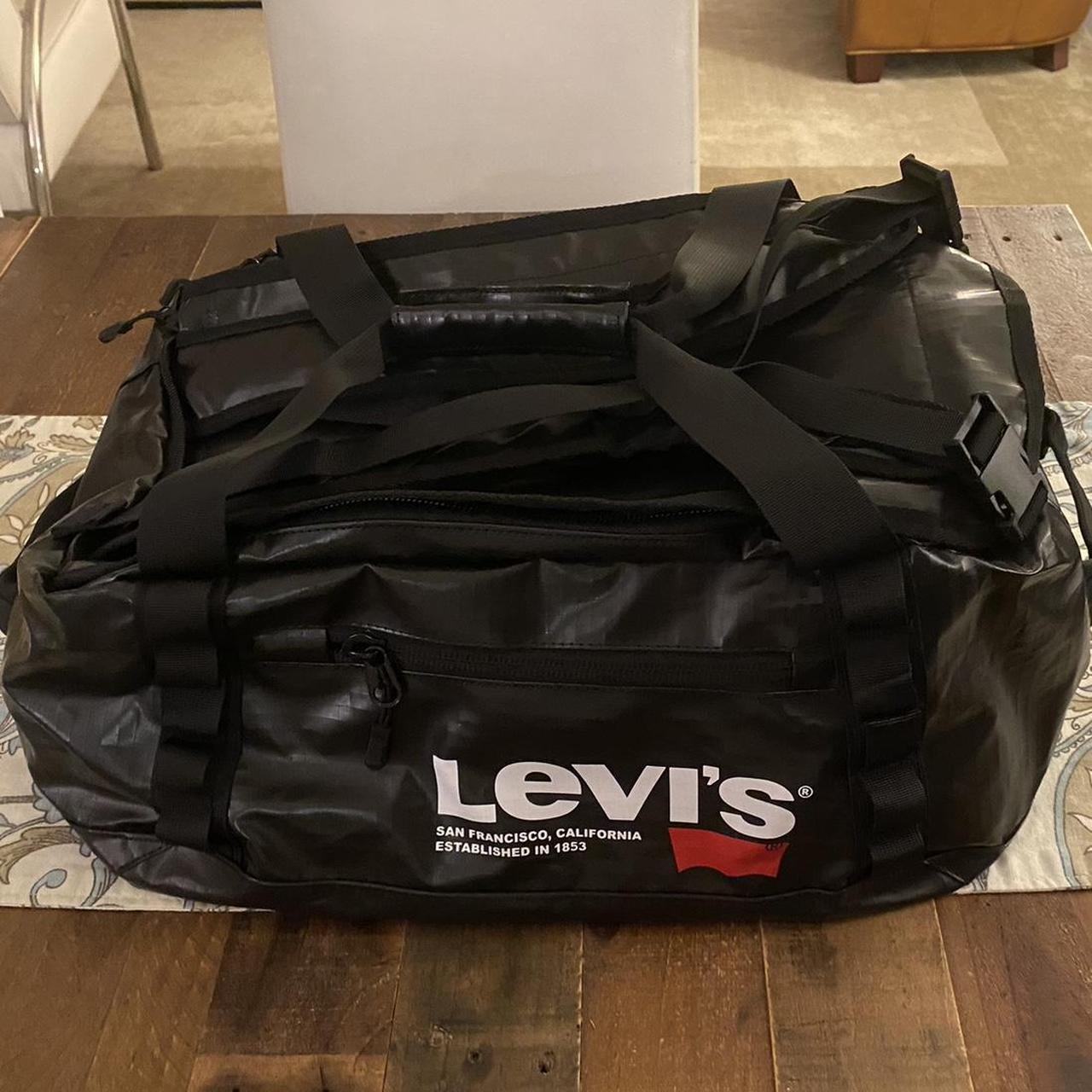 Brand new never used Levi s reversible duffel bag