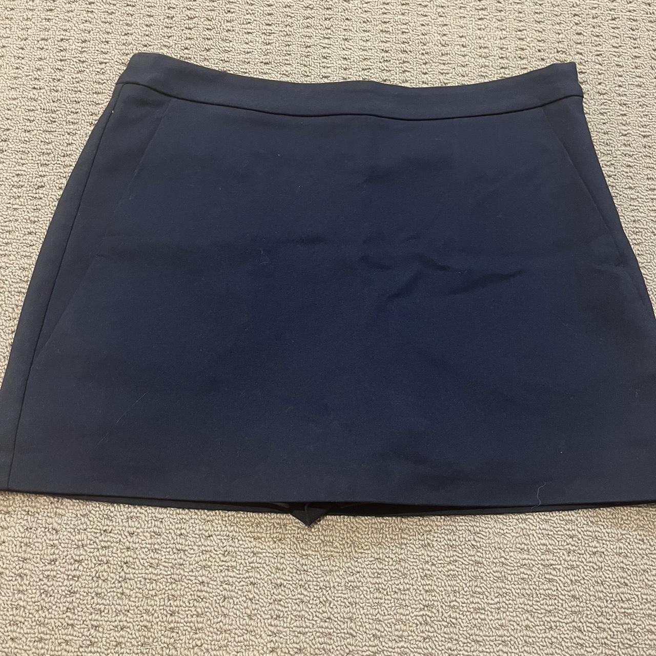 Iora navy mini skort skirt with hidden shorts Depop
